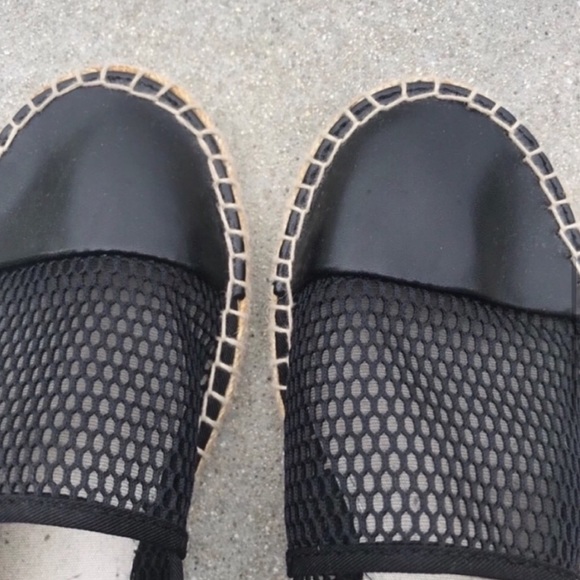 Sam Edelman LENA black flats espadrilles beach mesh walking women’s shoes 6.5 - Picture 5 of 7